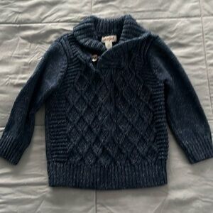 Marled Button neck sweater